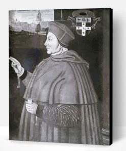 Black And White Thomas Wolsey Paint By Number