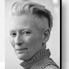 Black And White Tilda Swinton Paint By Number