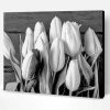 Black And White Tulip Paint By Number