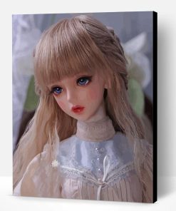 Blonde Cute Doll Paint By Number