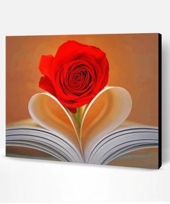 Book Rose Paint By Number