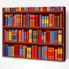 Books On Shelf Paint By Number