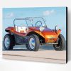 Brown Beach Buggy Paint By Number