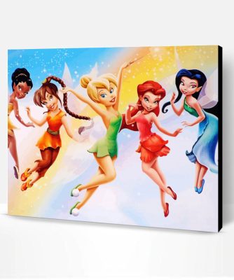 Cartoon Cute Disney Fairies Paint By Number