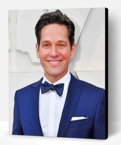 Classy Paul Rudd Actor Paint By Number