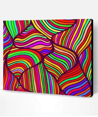 Colorful Abstract Doodle Paint By Numbers