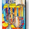 Colorful Drums Abstract Paint By Numbers