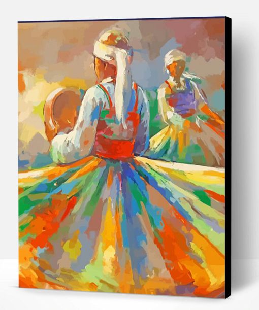 Colorful Sufi Men Paint By Number