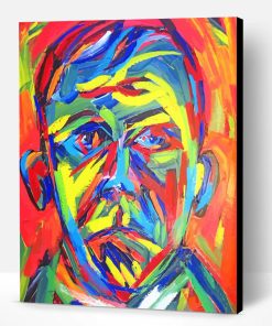 Colorful Face Oskar Kokoschka Paint By Numbers