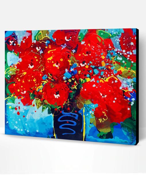 Colorful Flowers Simon Bull Paint By Number