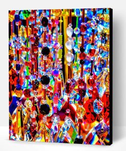Colorful Hanging Glass Beads Paint By Number