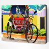 Colorful Rickshaw Paint By Numbers