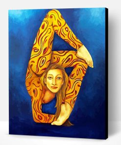 Contortionist Girl Art Paint By Numbers