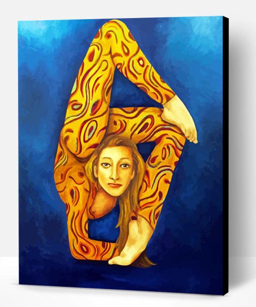 Contortionist Girl Art Paint By Numbers