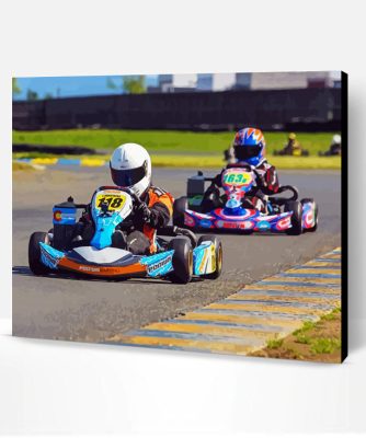 Cool Go karting Paint By Number