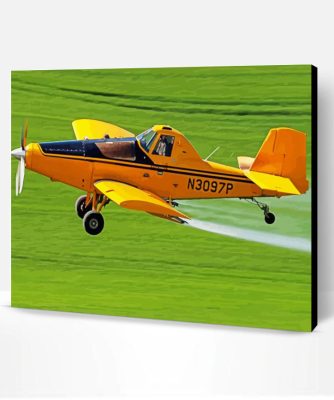 Crop Duster Plane Paint By Numbers