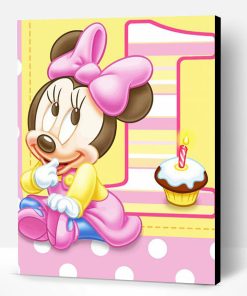 Cute Minnie Mouse Baby Paint By Numbers