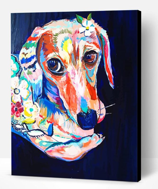 Cute Dog Starla Michelle Paint By Number