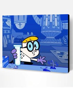 Dexter In The Laboratory Paint By Numbers