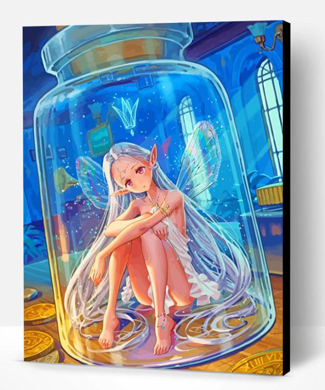Fairy in A Bottle Paint By Numbers