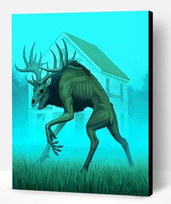 Fantasy Wendigo Paint By Number