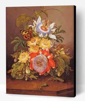 Ferdinand Bauer Passionflowers Paint By Number