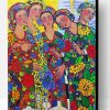 Five Women And The Iris Marilene Sawaf Paint By Number