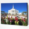 Gilbert Arizona Temple Garden Paint By Numbers