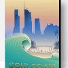 Gold Coast Australia Poster Paint By Numbers