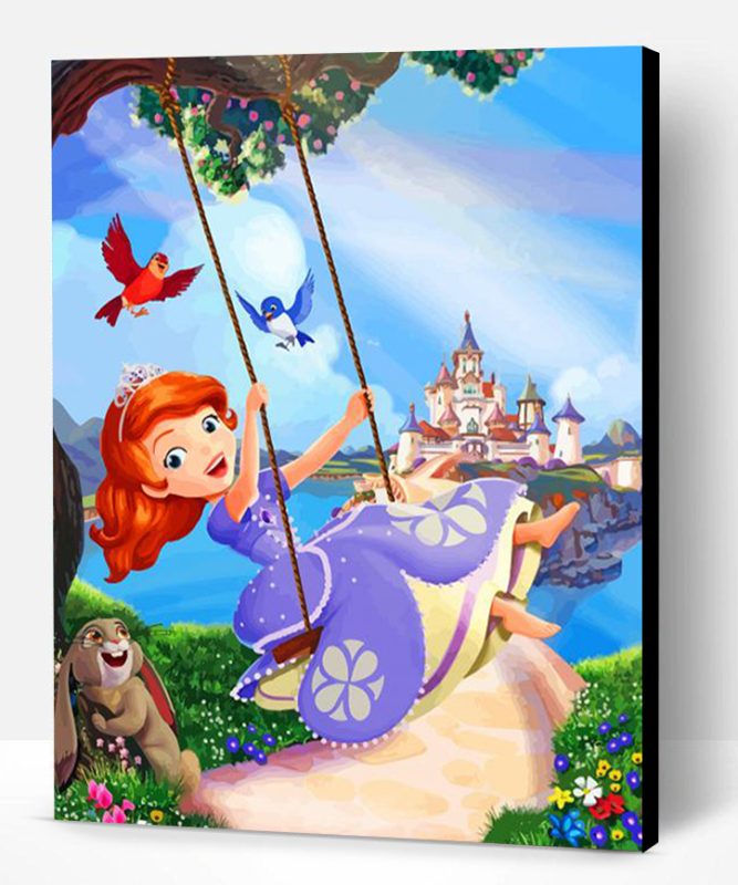 Happy Princess Sofia Paint By Numbers