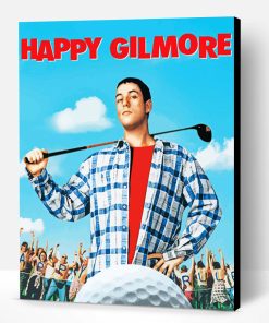 Happy Gilmore Movie Paint By Numbers