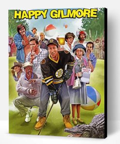 Happy Gilmore Poster Art Paint By Numbers
