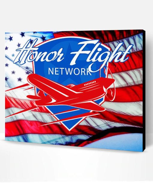 Honor Flight Logo Paint By Numbers