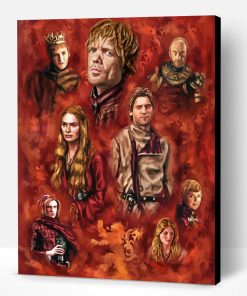 House Lannister Characters art Paint By Numbers