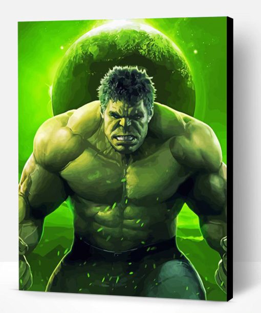 Hulk Smash Marvel Paint By Number