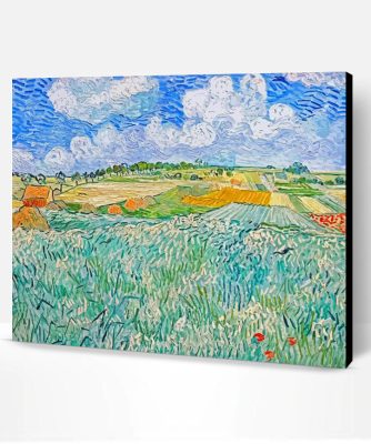 Landscape Near Auvers Wheatfields Van Gogh Paint By Number