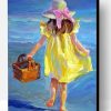 Little Girl In Yellow Dress Paint By Number