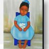 Little Girl In Blue Gustavo Montoya Paint By Number