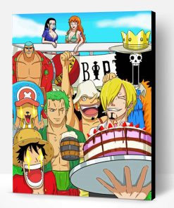 Mugiwara One Piece Anime Paint By Numbers