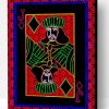 Neon Jack Of Diamonds Paint By Number