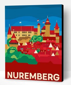 Nuremberg Germany Poster Paint By Numbers