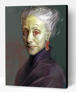 Pale Old Lady Paint By Number