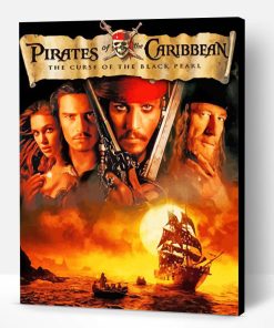 Pirates Of The Caribbean Poster Paint By Numbers