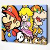 Princess Peach and Super Mario Paint By Numbers