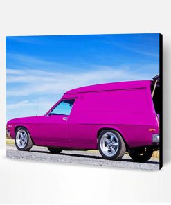 Purple Panel Van Paint By Numbers