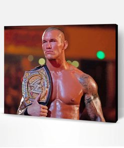 Randy Orton American Wrestler Paint By Number