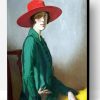 Red Hat Lady Paint By Number