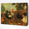 Rooster Chicken Family Art Paint By Number