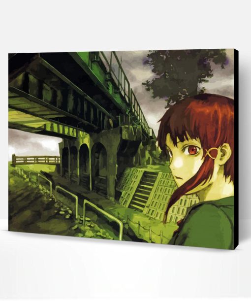 Serial Experiment Lain Anime Paint By Number