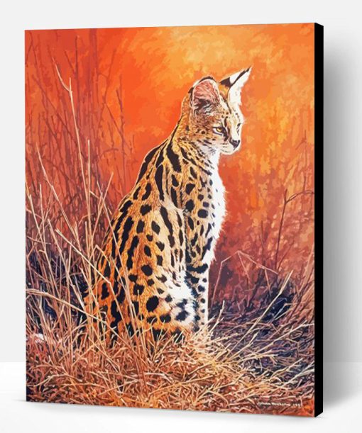 Serval Animal Art Paint By Number